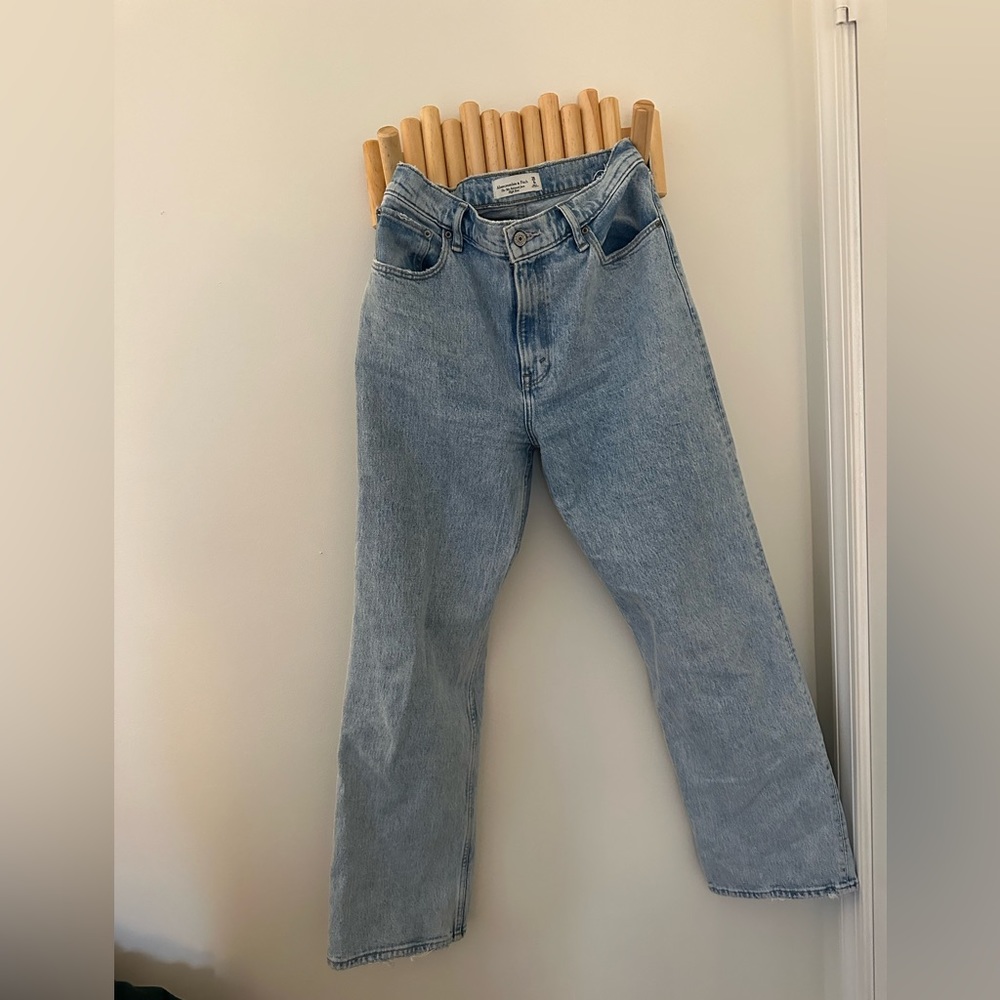 Abercrombie light wash jeans